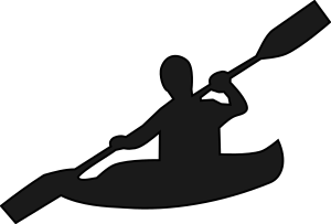openclipart圖庫：Canoeing