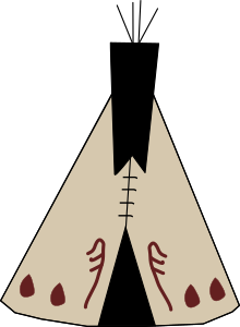 openclipart圖庫：tipi / teepee