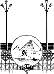 openclipart圖庫：Egyptian Frame