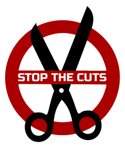 openclipart圖庫：Stop the Cuts - No Cuts!