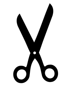 openclipart圖庫：scissors silhouette 