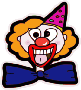openclipart圖庫：Clown Face