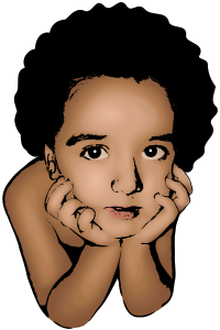 openclipart圖庫：Thoughtful Boy