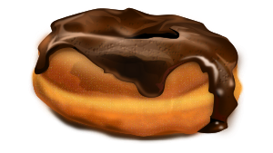 openclipart圖庫：Chocolate Donut