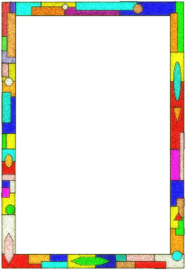 openclipart圖庫：Stained Glass Border 01
