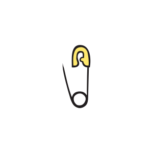 openclipart圖庫：Safety Pin