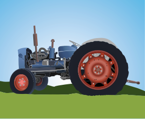 openclipart圖庫：Old Tractor