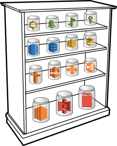 openclipart圖庫：AWS Services Shelf