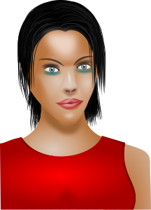 openclipart圖庫：young lady