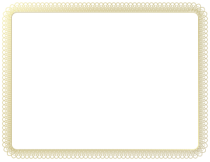 certificate boders