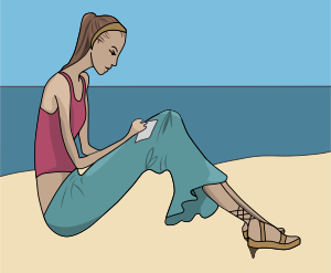 openclipart圖庫：Beach Scene Remake