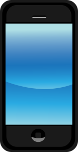 openclipart圖庫：modern touch phone mobile