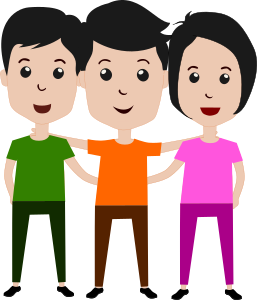 openclipart圖庫：Friends