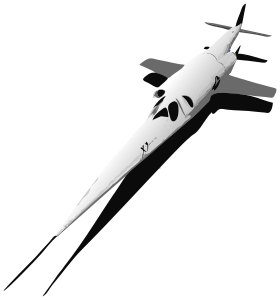 openclipart圖庫：NASA X3 Plane