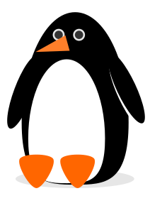 openclipart圖庫：Penguin (minimalist)