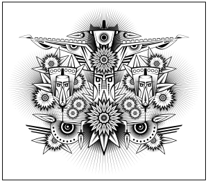 openclipart圖庫：Abstract  - Forest Patrol 