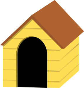 openclipart圖庫：Doghouse