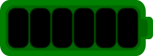 openclipart圖庫：battery fast charging anim