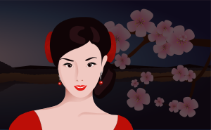 openclipart圖庫：Asian woman
