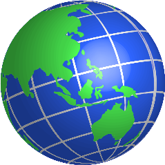 openclipart圖庫：Oceania World Globe