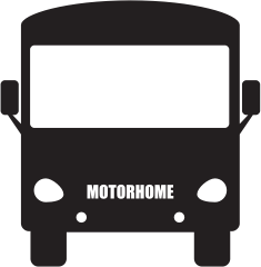openclipart圖庫：Motorhome Silhouette