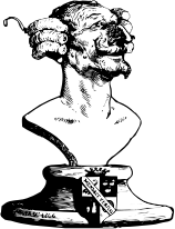 openclipart圖庫：The bust of Baron von Munchausen
