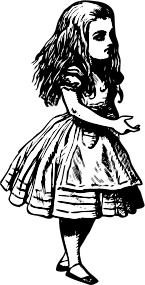 openclipart圖庫：Alice (in wonderland)