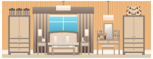 openclipart圖庫：Bedroom