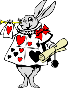 openclipart圖庫：Rabbit from Alice in Wonderland