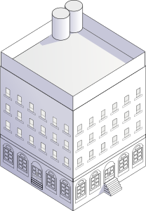 openclipart圖庫：block house