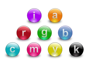 openclipart圖庫：Web2.0 Multi Color Buttons