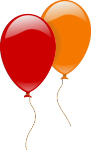 openclipart圖庫：two ballons