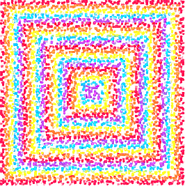 openclipart圖庫：concentric squares explosion