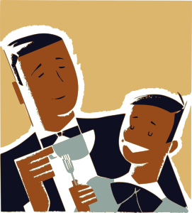 openclipart圖庫：Father and Son