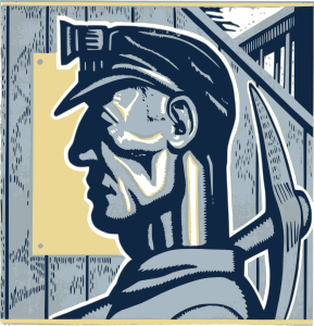 openclipart圖庫：Mine Worker