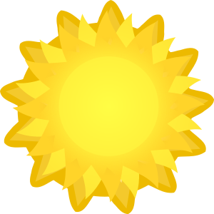 openclipart圖庫：Darker sun
