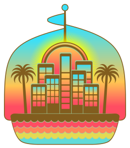 openclipart圖庫：Tropical Coastal Apartment