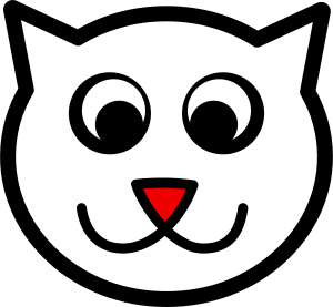 openclipart圖庫：Cute Cat 1