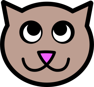 openclipart圖庫：Cute Cat 2
