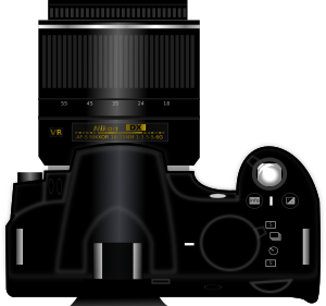 openclipart圖庫：Camera DSLR