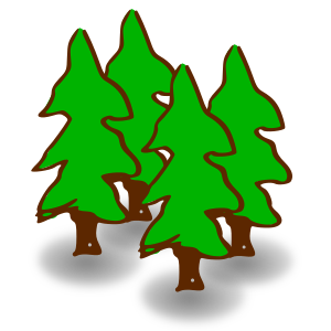 openclipart圖庫：Heavy Evergreen