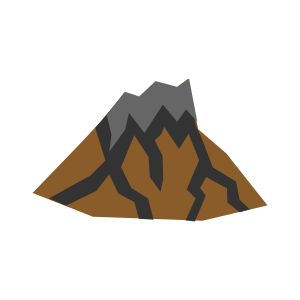 openclipart圖庫：Volcano Dormant