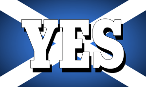openclipart圖庫：Yes to an independent Scotland