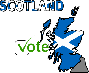 openclipart圖庫：Scotland Vote