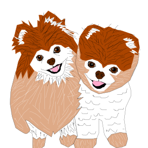 openclipart圖庫：Buddy and Boo