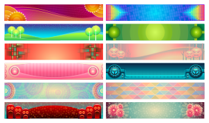 openclipart圖庫：Banners Set