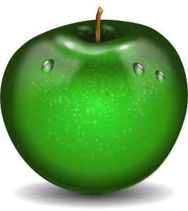 openclipart圖庫：green apple