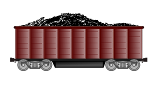 openclipart圖庫：Coal wagon