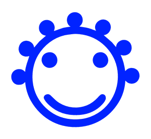 openclipart圖庫：Blue Smiley