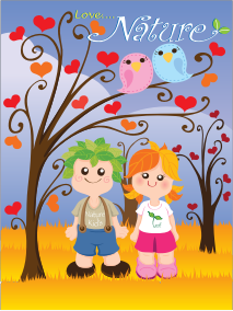 openclipart圖庫：Nature Kid